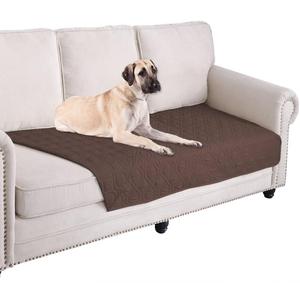 Ameritex Waterproof Blanket Reversible Dog Bed Cover Pet Blanket for Furniture Bed Couch Sofa (30x70 Inch (Pack of 1), Chocolate)