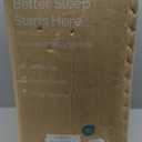 Queen Size Dual Layer 4 Inch Memory Foam Mattress Topper for Pressure Relief, 2" Breathable Pillow Top Plus 2" Cooling Gel Memory Foam Mattress Pad, 21" Elastic Pocket, Medium Support, White