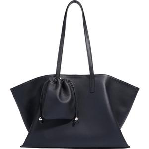 Genuine Leather Tote Bag for Women, Soft Purses Handbags Shoulder Fashion Top Handle Bag Large Capacity