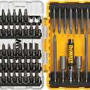DEWALT Screwdriver Bit Set with Tough Case, 45-Piece (DW2166), Grey/Silver Screwdriving Set with Tough Case (One Size)