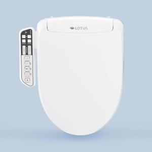 Lotus Bidet ATS-500 Elongated | Heated Toilet Seat with Adjustable Warm Water Wash, Stainless Steel Nozzle, Side Control Panel, Warm Air Dryer, Eco Mode, Easy DIY Installation