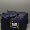 Serta Goose Feather Down Fiber Cotton Comforter King Size - 100% Cotton Duvet Insert - Hotel Luxury Hypoallergenic Bedding Comforter Light Warmth 106 x 90 Inch White