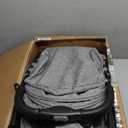 Lightweight Travel Stroller for Baby & Toddlers - Easy Fold & Compact Stroller with Canopy, Storage Basket, Multi-Position Recline & Convenient One-Hand Fold (Grey)