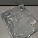 Ombre Sheer Curtains for Living Room Bedroom, Grommet Top Gradient Semi Sheer Light Filtering Home Decor Window Drapes, Set of 2 Panels, Grey, 52x63 Inch