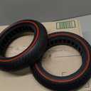 2-Pack Red 8.5x2 Solid Tire,8.5 inch Scooter Tire,Front or Rear Replacement Solid Tires for m365 pro/gotrax gxl V2/gotrax XR, 50/75-6.1 Scooter Wheels 8 1/2''