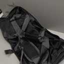 Gonex 40L 60L 80L 100L 150L Large Foldable Travel Duffle Bag with Shoes Compartment, Packable Lightweight Water Repellent Duffel Bag for Camping Gym Weekender Bag (Black)