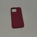 ORNARTO Compatible with iPhone 16 Pro Max Case 6.9", Slim Liquid Silicone 3 Layers Soft Gel Rubber Shockproof Protective Cover with Anti-Scratch Microfiber Lining-Wine Red