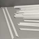 3 Set Peel and Stick Wall Molding Kit,Pre-Cut Wall Panels for Interior Wall Decor,Premade Wainscoting Panels Peel and Stick,Accent Wall Panel for Living Room Bedroom Decor
