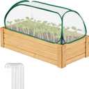 Garden Covers for Raised Beds, Plant Greenhouse Cover for Raised Garden Bed, Freeze Protection Humidity Domes for Gardening Germination and Seedling Propagation, Pest Protection