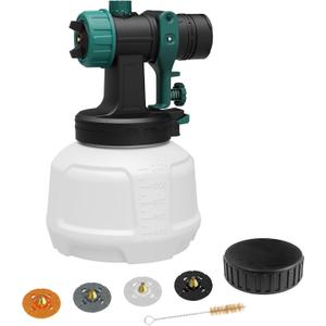 Paint Sprayer Accessories for WG20A, Includes Precursor, 1200ml Container, 4 Copper Nozzles, Container Cap, Cleaning Brush