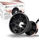 Bellissima Diffon Hair Diffuser and Ceramic Curly Hair Dryer - DF1 5000 - Lightweight and Compact, Black