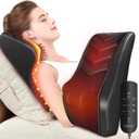 Shiatsu Neck Massager with Heat, 3D Kneading Back Massage Pillow for Pain Relief, Massagers for Neck and Back, Shoulder, Leg, Gifts for Men Women Mom Dad, Stress Relax at Home Office and Car