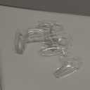 2pcs Ultra Slim Clear PC Cover Protector Case for PS5 Controller Accessory Electronic Machine Accessories