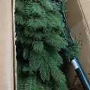 National Tree Company 7.5 ft Unlit Downswept Douglas Fir Artificial Christmas Tree, 1,867 Tips, Includes Stand, Green