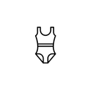 Women's Ribbed High Leg Bandeau One Piece Swimsuit - Shade & Shore™