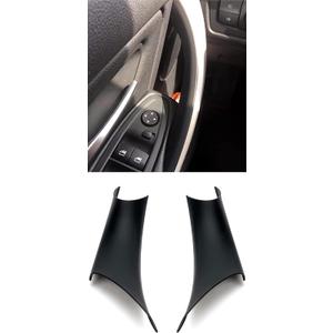 Gelunxin Door Pull Handle Cover for BMW 320,328,330,335,M3 2012-2018 & BMW 428, 435,M4 2014-2017 (Left Front+Right Front, Black)