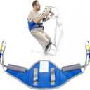 Sit to Stand Patient Lift Sling with Pad,Stand Assist Sling for Patient Transfer,Soft Back Support SWF 500lb(Large)