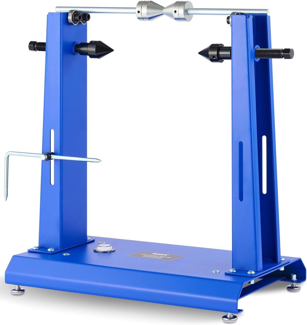 Orion Motor Tech Motorcycle Wheel Balancer & Truing Stand, Tire Balancer Stand for Motorcycle Wheel with Adjustable Truing Pointer, Heavy Duty Bicycle Wheel Truing Stand for Sport Dirt Bike