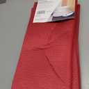 Frigidaire Grant Polyester Dish Drying Mat,Kitchen Counter, Machine Washable,Polyurethane Interior, 18in W x 24in L -Red