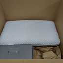 WEEKENDER Gel Queen Size-1-Pack-Medium Plush Feel-Neck and Shoulder Support-Side, Stomach, and Back Sleepers-Home, Hotel, & Hospital Essentials-CertiPur Certified Memory Foam Pillow, Blue