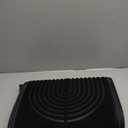 RORA Front Door Mat Outside Indoor Entrance, Heavy Duty Non Slip Welcome Doormat, Natural Rubber Floor Mat for Entryway, Patio, Garage, Porch, 29.5"x17", Black