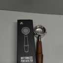 Bottomless Portafilter 54mm Walnut for Breville Barista Express, Pro, Touch, Bambino Plus | Premium Naked Portafilter | Fits BES870XL, BES878, BES880 | Includes 1821g Filter Basket