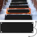1 Pcs Heated Snow Melting Mats,10 x 30 in No-Slip Rubber Heated Outdoor Mats,Snow and Ice Melting Mats for Winter Outdoor Stairs,Steps,Doorways,Walkways,Driveway,2 in/h Melting Speed(No Power Cord)