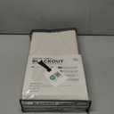 100% Blackout Shield Linen Blackout Curtains for Bedroom 96 Inches Long, Back Tab/ Rod Pocket Living Room Drapes, Thermal Insulated Blackout Curtains 2 Panels Set, 50" W x 96" L, Cream