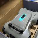 LanOcean Cordless Automatic Pool Cleaner Robot, Efficient Pool Vacuum Robot w/Self-Parking, 120Min Runtime, Auto Debris Removal, Ideal for Daily Maintenance of Flat Above Ground & Inground Pools-Gray