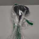 Hoimpro 17" Matte Black Stainless Steel Standing Towel Rack Double Towel Ring Hand Towel Stand Holder, Bathroom Accessories Set Hardware Towel Bar Hanger for Bathroom Vanity and Kitchen Countertops