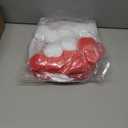 Santa Pants Snowball Fight Red and White Christmas Snowball Toss Activity Game with 20 Xmas Snow Balls Party Toss Game for Families Yard Indoor Outdoor (Large for Adults)