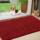24×35.5" Bathroom Rug Red