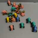 18Pcs Dinosaur Pull Back Cars Set for Kids Toddlers, Bulk Mini Racing Vehicles Toys Party Favors, Pinata Fillers, Goodie Bag Stuffers, Classroom Prizes for Boys Girls