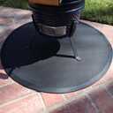 Rubber-Cal Rubber BBQ Under Grill Mat - 5mm x 32" Diameter Round Mat