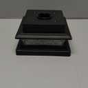 VOLISUN Solar Post Cap Light 4Pack Black: RGB Color Changing - Fence Post Lights Solar Outdoor Waterproof for 4x4 x5 x6 WoodenVinyl Post