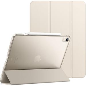 JETech Case for iPad Air 13-Inch M4/M3/M2 (2026/2025/2024), Slim Stand Hard Back Shell Smart Cover with Auto Wake/Sleep (Starlight)