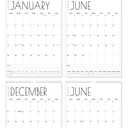 Calendar 2026-2027 - 15-Month Extra Large Wall Calendar from April 2026 to June 2027, 15'' x 22'' Hanging Calendar 2026-2027 with Holiday Marked, Premium Paper for Organizing, Vertical, Black Large Word