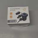 Electric Air Pump for Inflatables,Portable Quick-Fill Air Pump with 3 Nozzles,110-120V, Inflator & Deflator Pumps for Outdoor Camping, Air Mattress Beds,Boats,Inflatable Cushion,Couch,Pool Floats (Black)