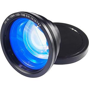 HUNST F-Theta Scan Lens Field 70x70mm FL 100mm for Fiber Laser Engravers Optical Scanning Lens for 1064nm Galvo System, M85 Thread (70x70mm FL 100mm)