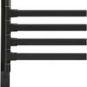 Swivel Bathroom Towel Bar Laundry Drying Rack 4-Arm Wall Mounted Towel Rack Hanger Towel Holder Organizer （Matte Black）