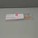 Press on Nails Short 5 Styles, Jofay Fashion 160Pcs Salon-Like Fake Nails with Chrome/Rainbow Laser/Chasing Light Cat Eye Designs, Acrylic French Tip Press on Nails Glue on Nails (A-01 Winter Daily)