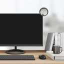 Rearview Mirror for Desk Monitor Clip-on Magnifying Computer Mirror 3-Inch Acrylic Lens Enhance Office Visibility and Security Camera Coverage