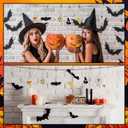 12 Pcs Halloween Felt Ornaments Happy Halloween Mini Tree Ornaments for Party Cute Felt Decorations for Indoor Outdoor Tree Decor Party Supplies