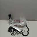 AT&T CL84107 DECT 6.0 Expandable Corded/Cordless Phone with Smart Call Blocker, Black/Silver with 1 Handset