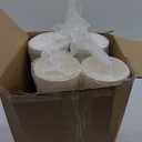 Fulmoon 100 Pack Paper Soup Containers with Lids Disposable Paper Food Containers with Vented Lids Kraft Ice Cream Bowls Soup Cup Ice Cream Cups for Restaurants(6 oz,White)