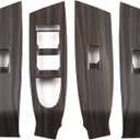 for Mazda CX-50 2026 2025 2024 2023 Trims Cover, Wood-Grain Finish Interior Accessories for Mazda CX50 Gas and CX 50 Hybrid, Window Control Switches Protective Panel