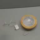 280ml Glass Essential Oil Diffuser Wood Grain Base Air Aroma Diffusers for Aromatherapy Cool Mist Humidifier with Safe Auto Shut-Off and 7 Color LED Night Lights for Home Office Room (Gold)