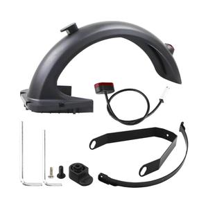 Rear Fender Accessories Includes Rear Fender + Bracket + LED Taillight Compatible with Segway Ninebot Max G30 / Max G30 E/LP Electric Scooter Accessories