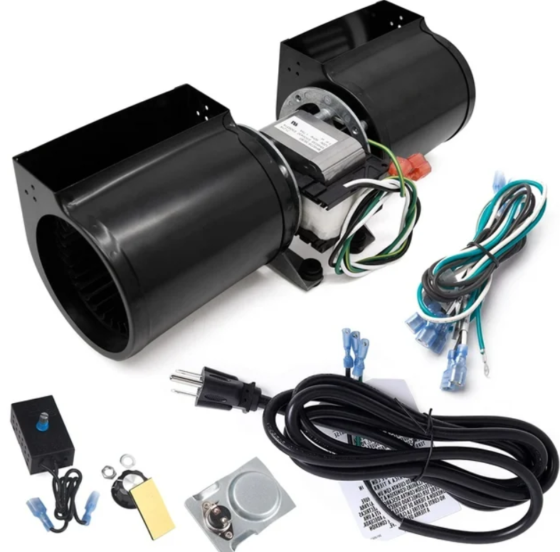 Hipoilk GFK160A GFK160 Fireplace Blower Fan Kit for Heat & Glo, Heat N Glo, Heatilator, QuadraFire, GTI, and Superior Fireplaces