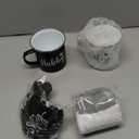 Domensi 4 Pack Hubby and Wifey Gifts Wifey and Hubby Enamel Couples Coffee Mugs Couples Socks for Bride Engagement Groom Wedding Gifts